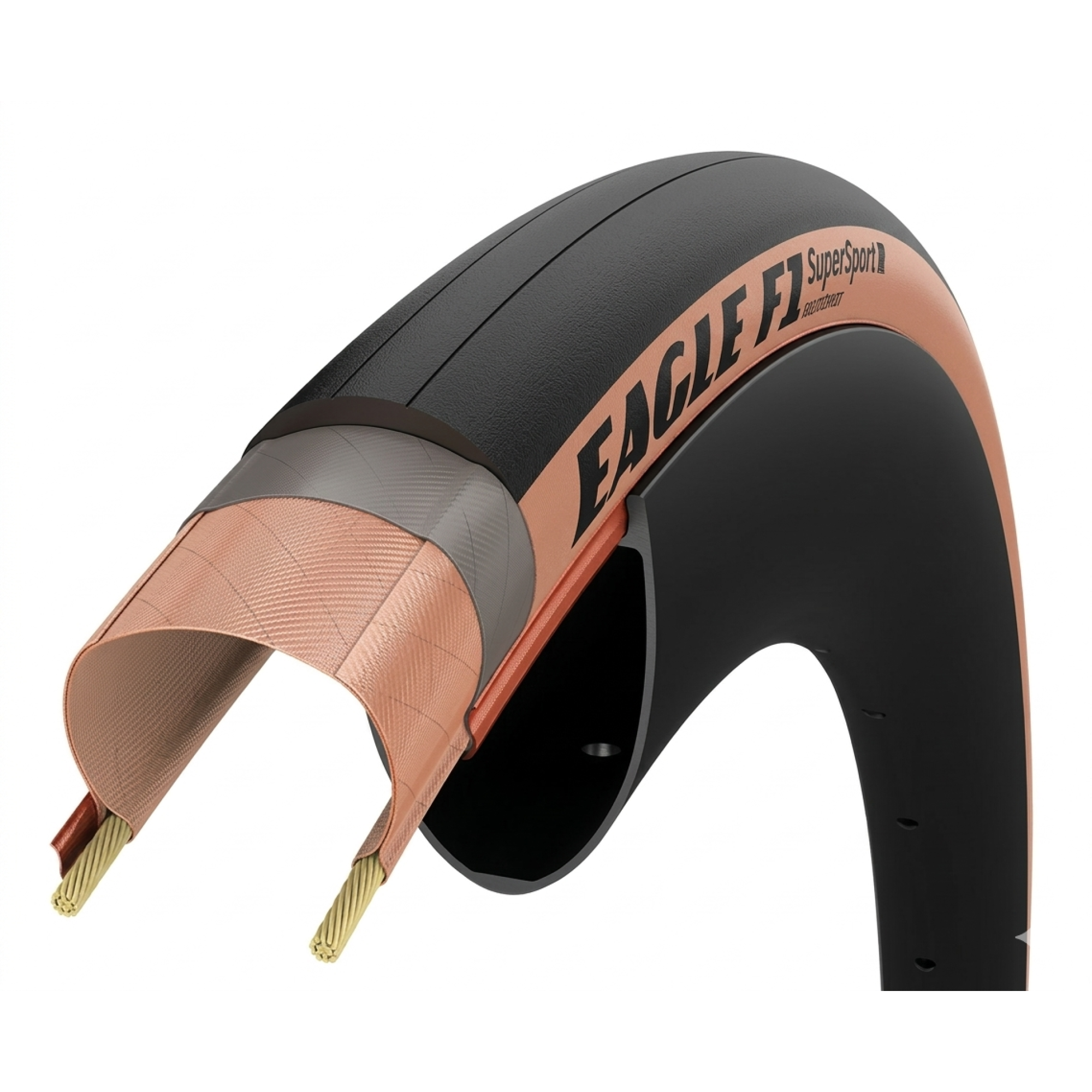 Cubierta GoodYear Ruta Eagle SuperSport TLR Ocre