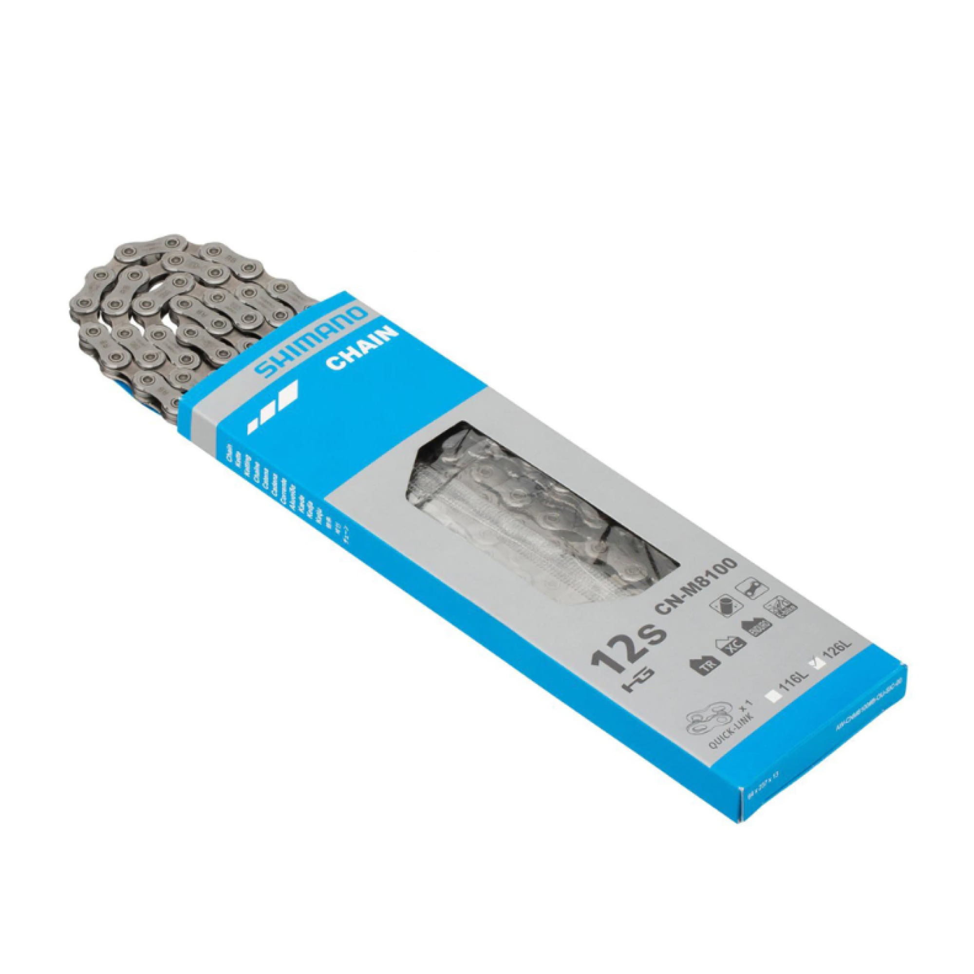 Cadena Shimano M8100 12V 126L